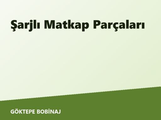 Şarjlı Matkap  Parçaları