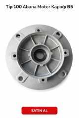 Abana motor kapagı 100 tip B5 filanş