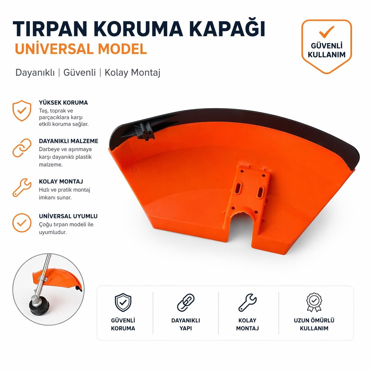 MOTORLU TIRPAN KORUMA KAPAGI