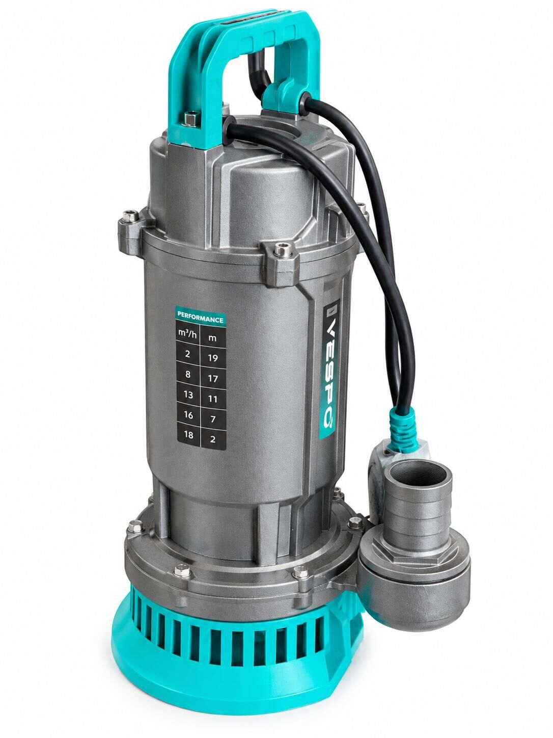 Vespo Dalgıç Pompa Temiz Su Dalgıcı 075 Kw 1 Hp 1,5İNÇ