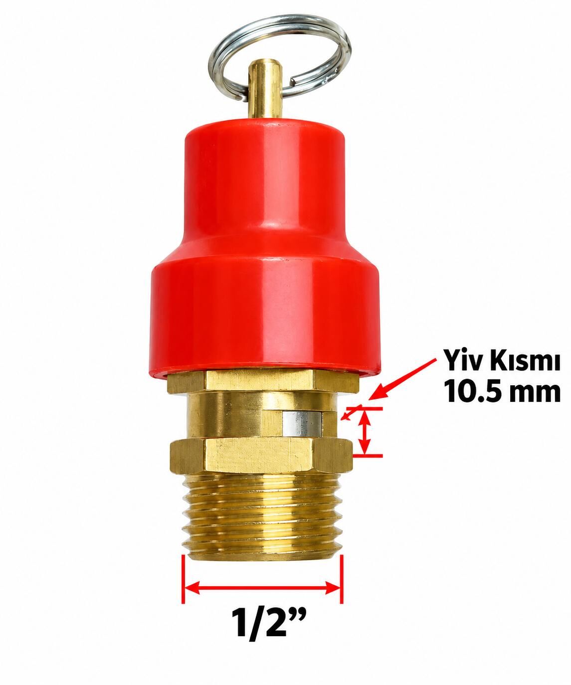 Kopresör Emniyet Ventili 1/2
