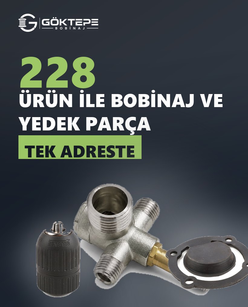 228 üründen oluşan bobinaj ve yedek parça kataloğu