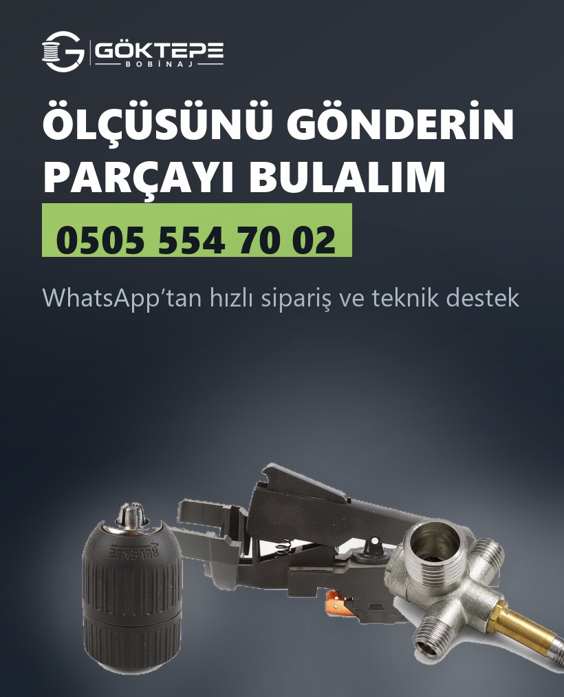 WhatsApp ile sipariş ve teknik destek